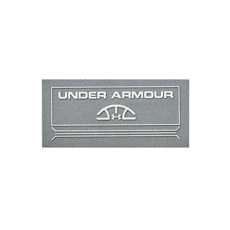 white custom patch under armour